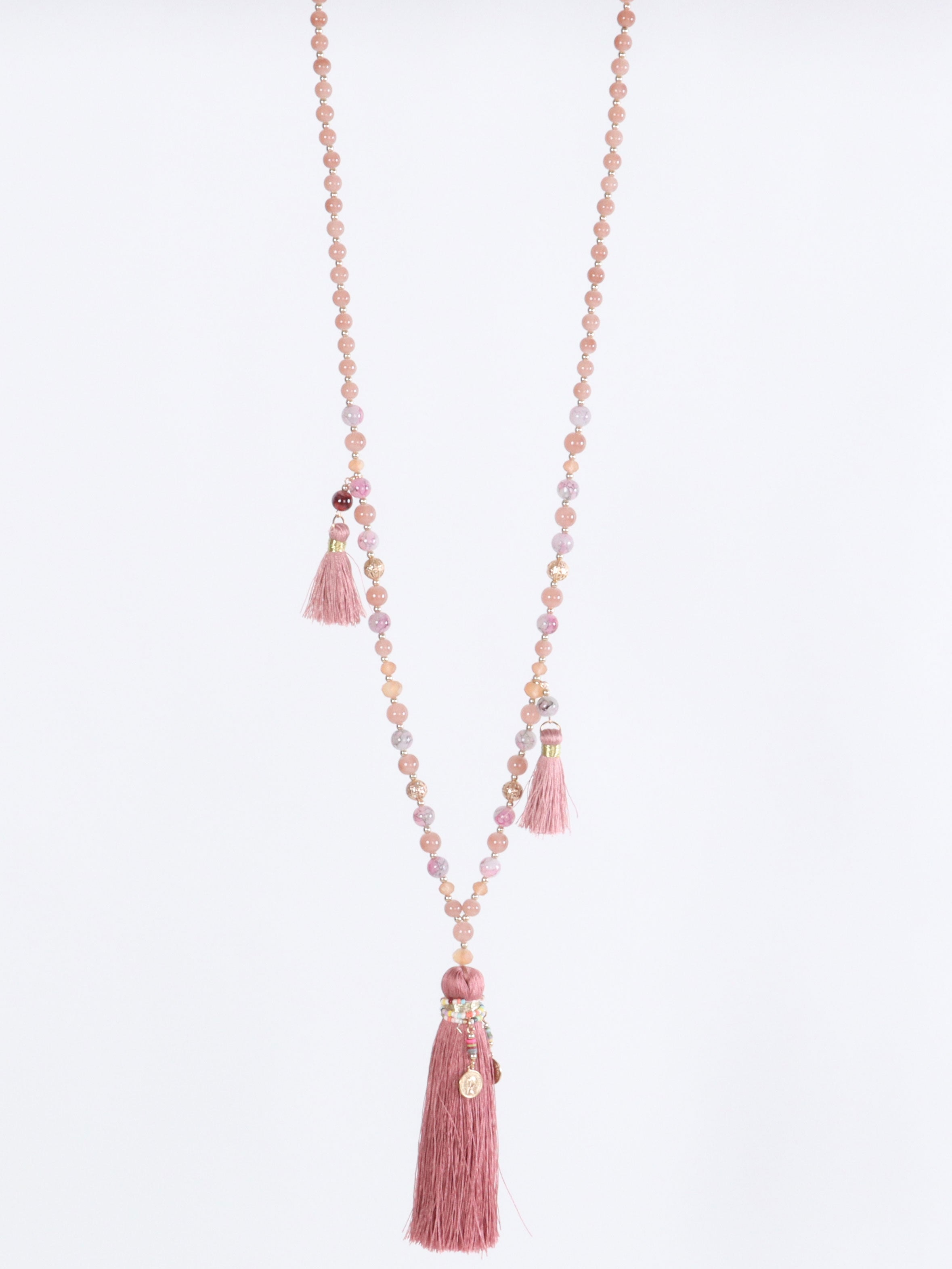 Isabella - Perlekæde med stor kvast